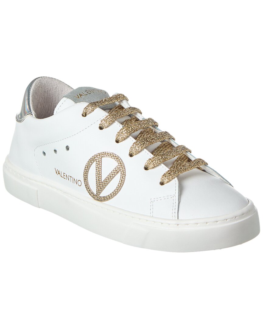 Shop Valentino By Mario Valentino Laura Leather Sneaker In White