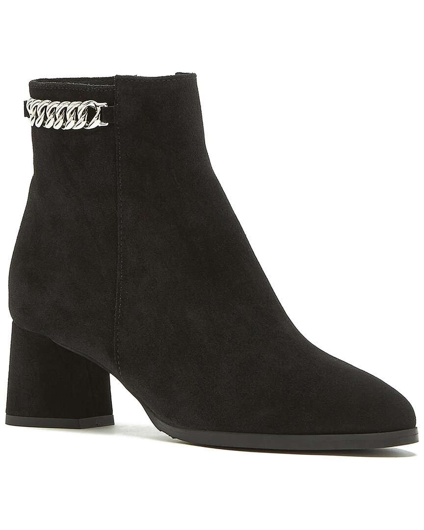 La Canadienne Andrea Suede Chain Ankle Booties