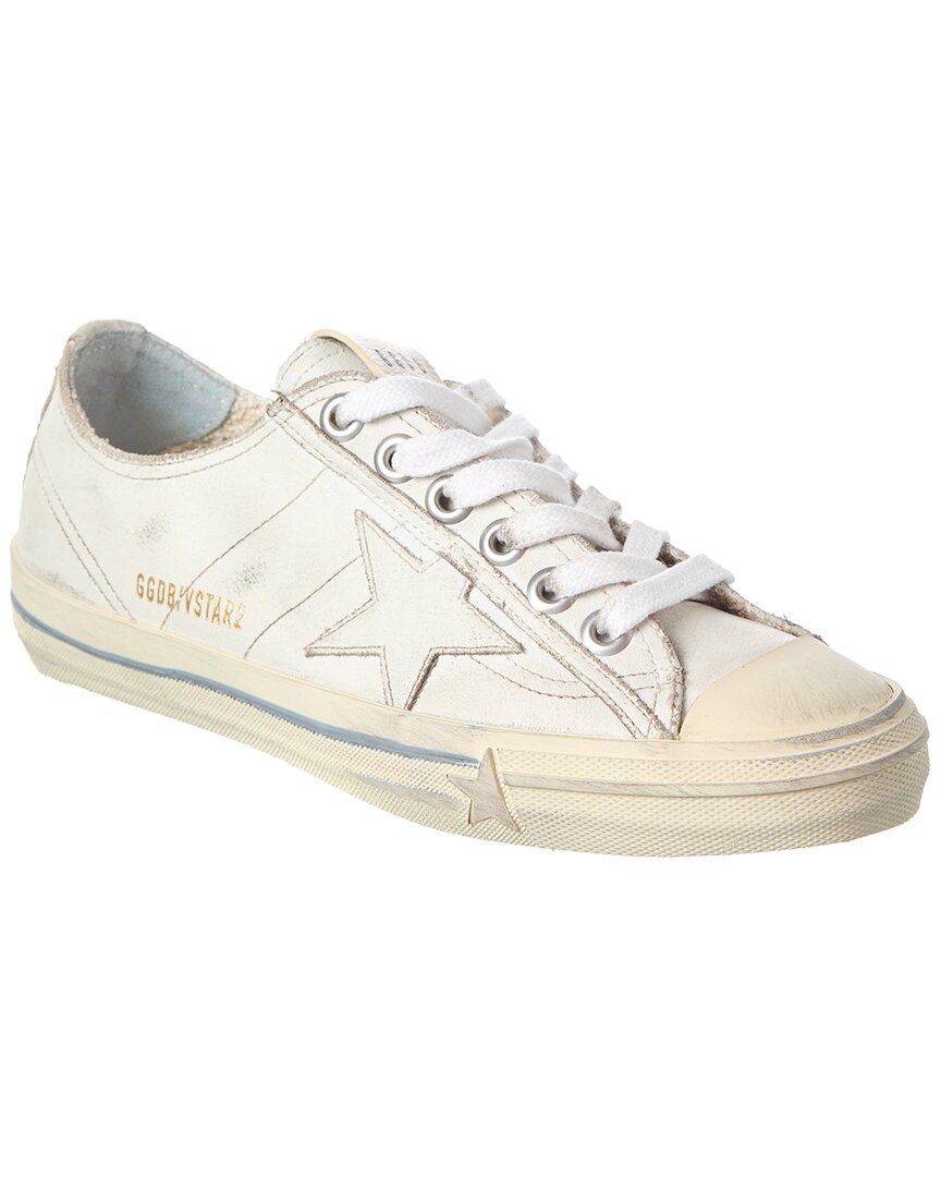 Golden Goose Superstar Sabot Slip-on Leather Sneakers In White