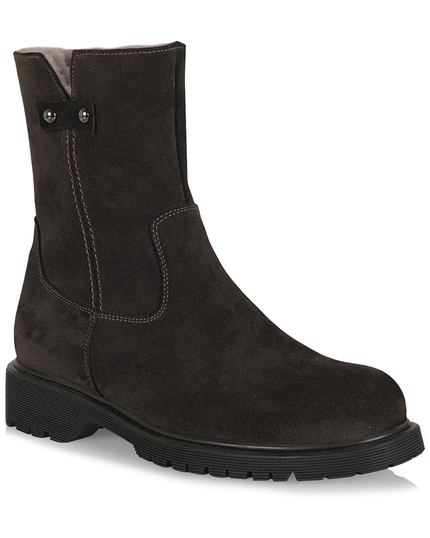 La Canadienne Hunter Suede Boot In Brown