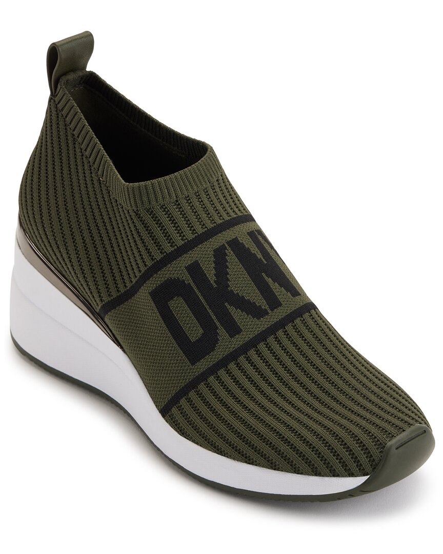 Dkny Women's Phebe Slip-on Wedge Sneakers In Green ModeSens