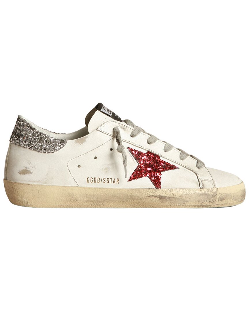Golden Goose Superstar Leather & Suede Sneaker In White