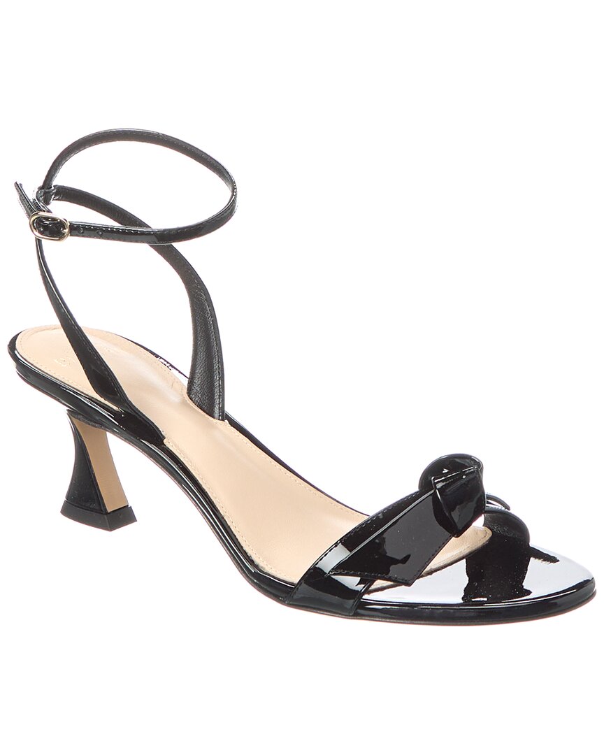 Alexandre Birman Clarita Bell 60 Patent Sandal In Black