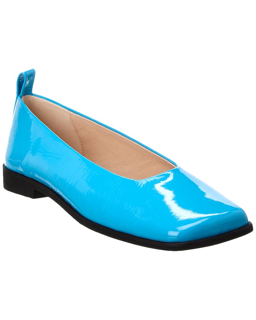 Shop Intentionally Blank Saucer Patent Flat In Blue
