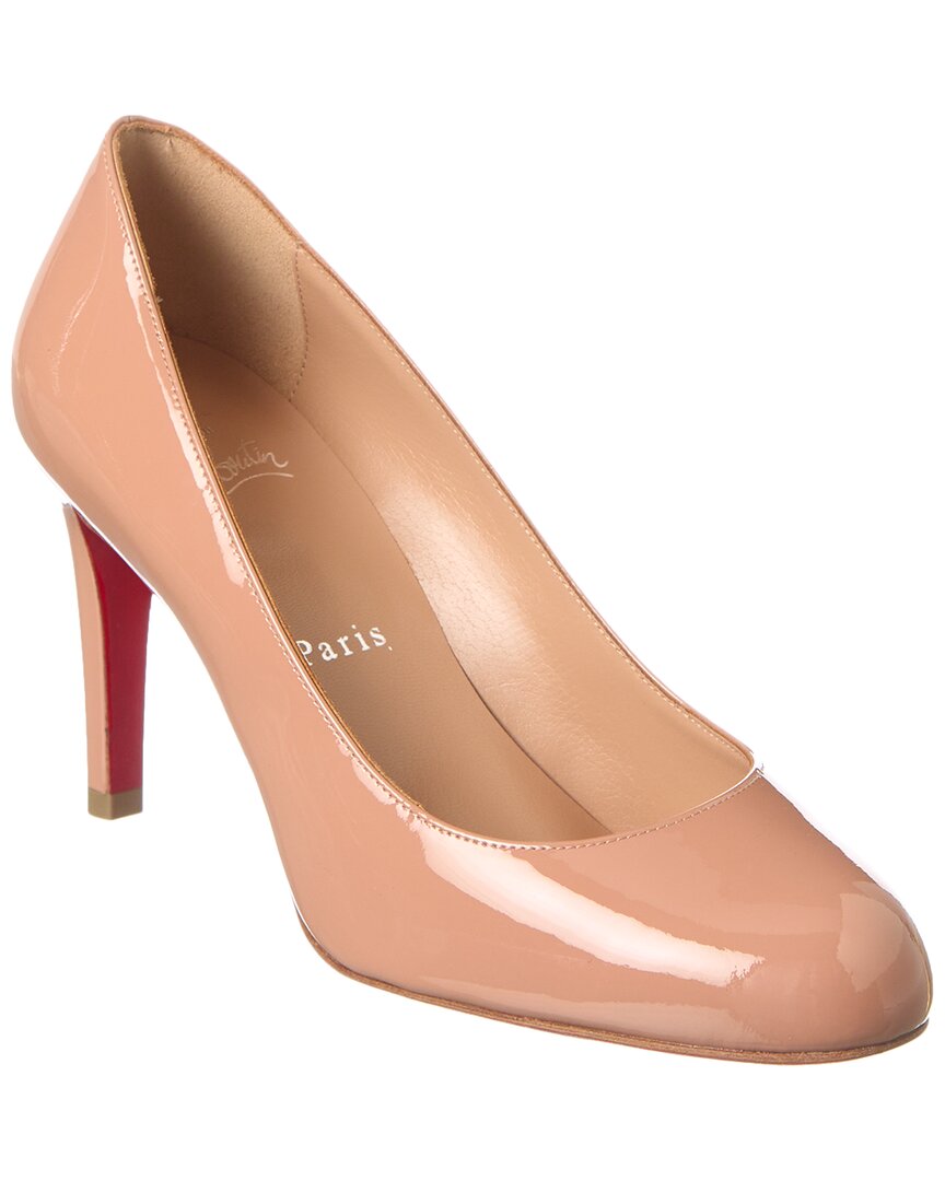 Christian Louboutin Pumppie Round Toe Pump In Brown