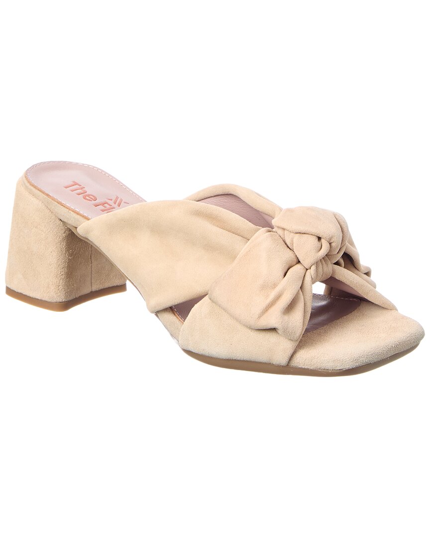 The Flexx Francys Suede Sandal In Neutral