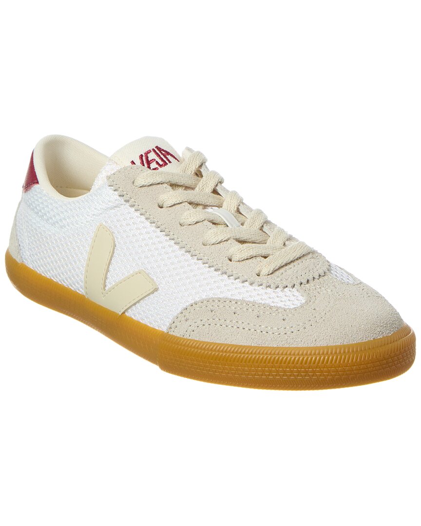Veja V-82 Grained Leather Pure Sneakers Shoes