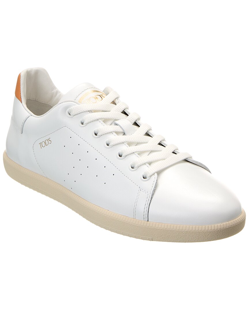 Tod's Leather Sneaker In White