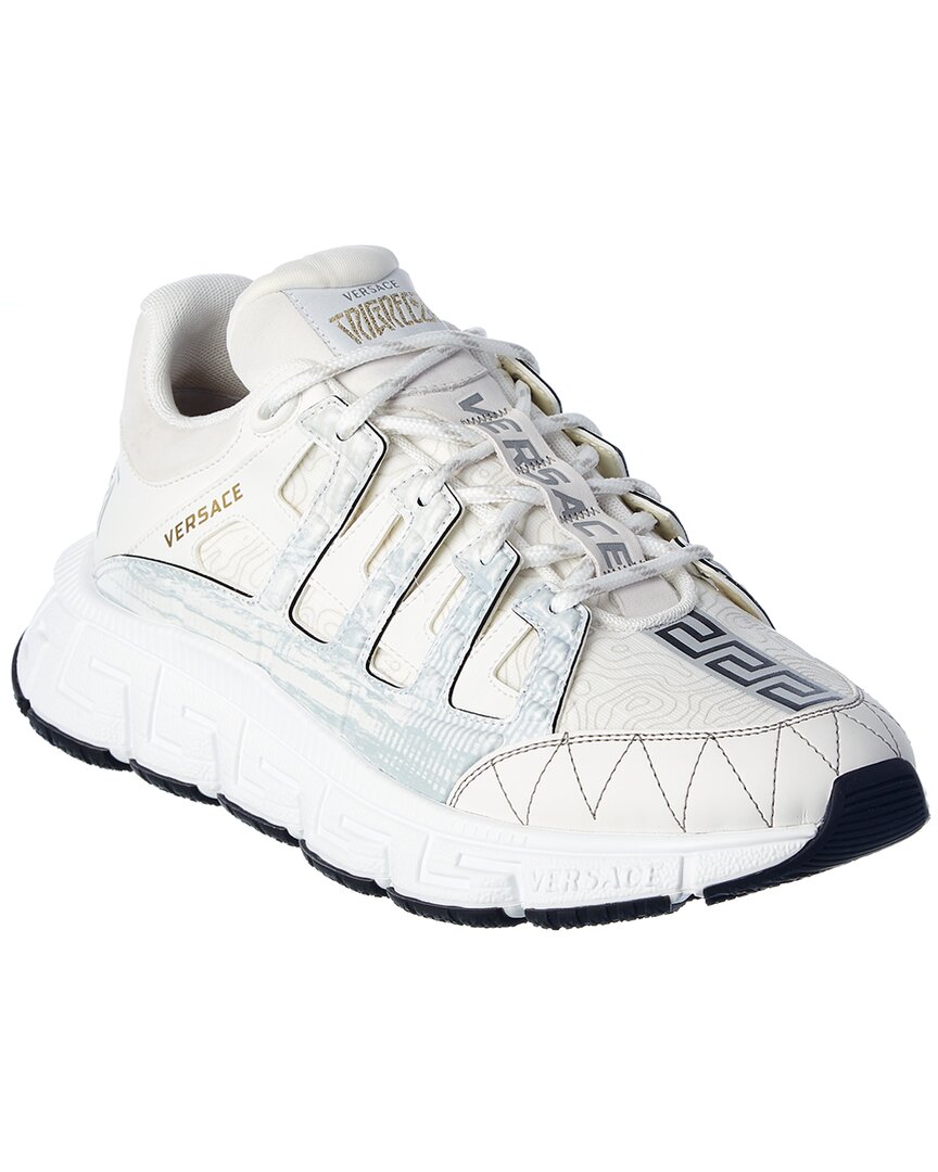 Versace Multicolor Trigreca Sneakers In White