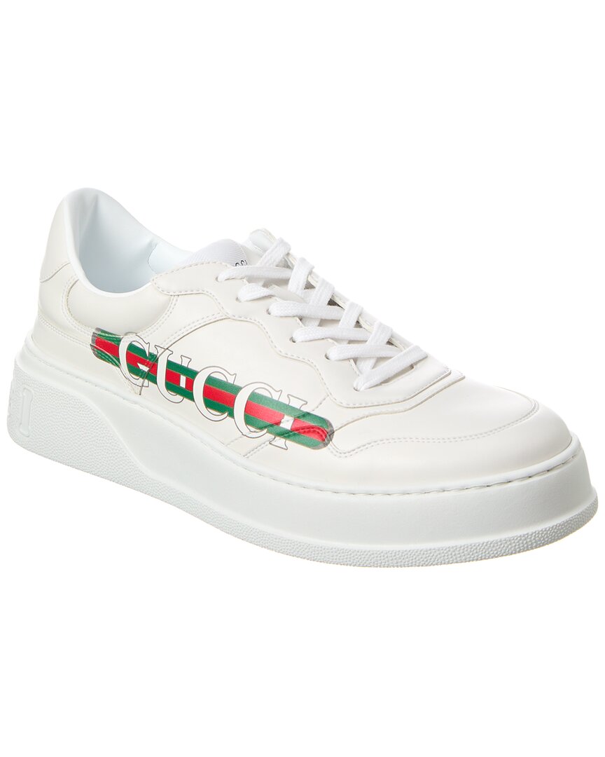 Gucci Demetra Sneakers With Oversize Rubber Sole In White