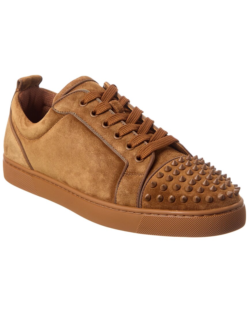 CHRISTIAN LOUBOUTIN CHRISTIAN LOUBOUTIN LOUIS JUNIOR SPIKES SUEDE SNEAKER