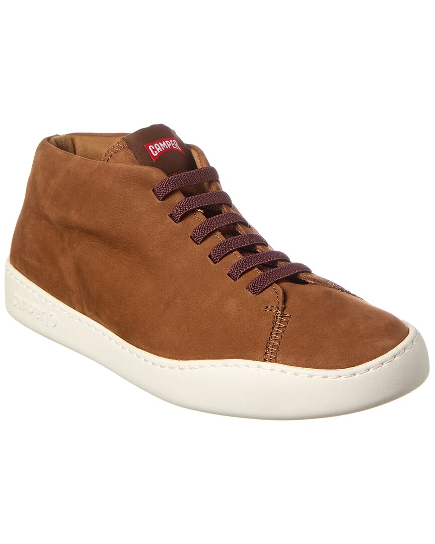 Camper Uggy Faro Leather Sneaker In Brown
