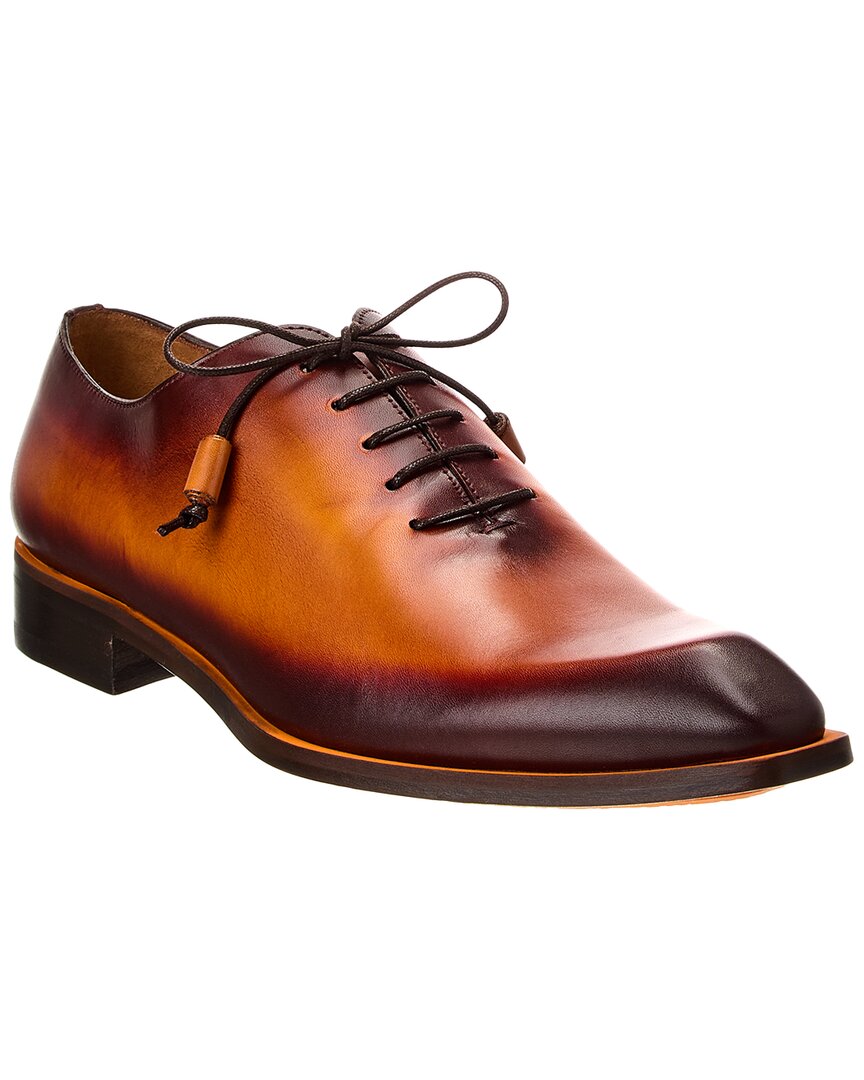 Mezlan Asymmetric Wholecut Oxford In Brown