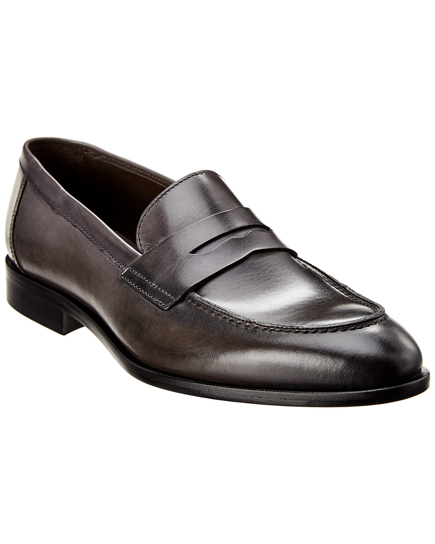 bruno magli jaguar leather bit loafer