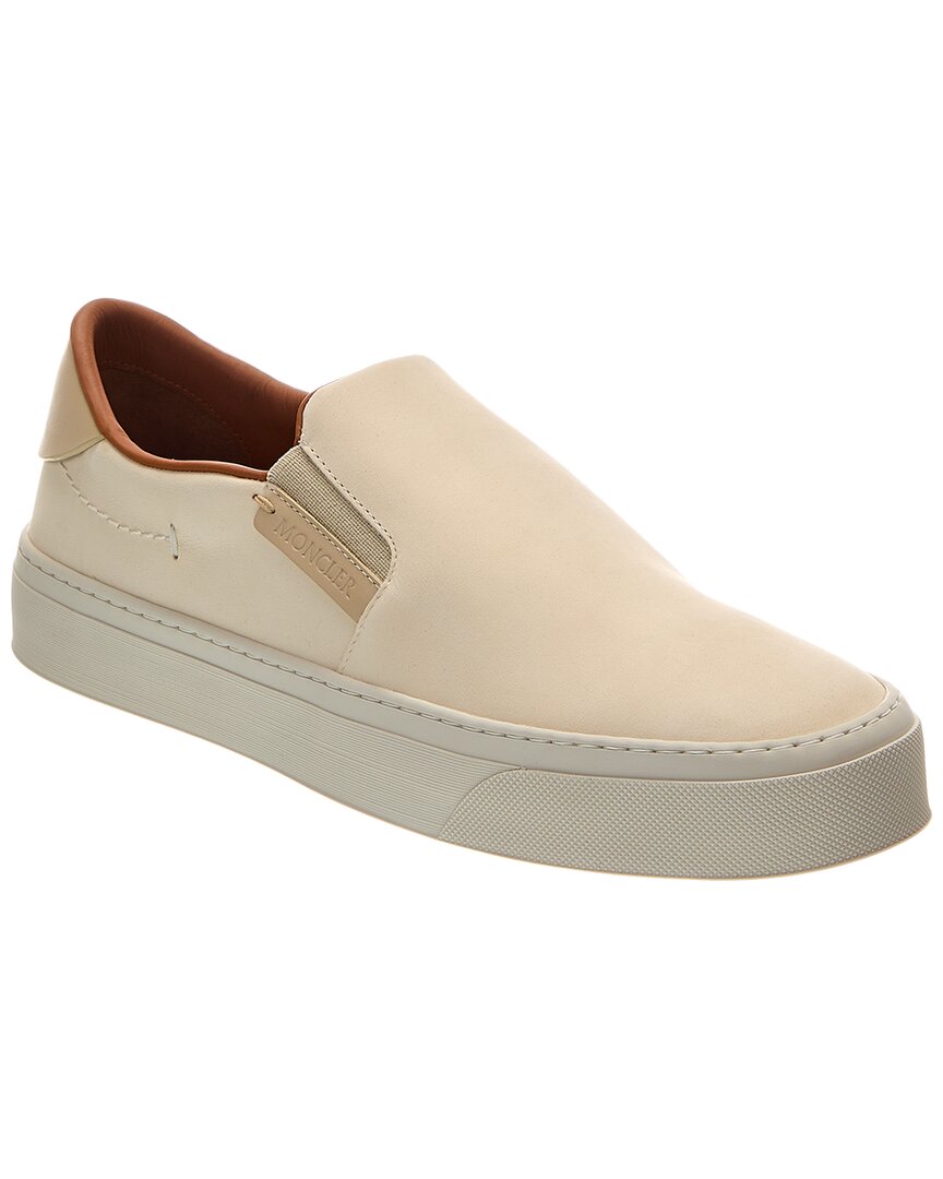 Moncler Monclub Leather Slip-On Sneaker Men's | eBay