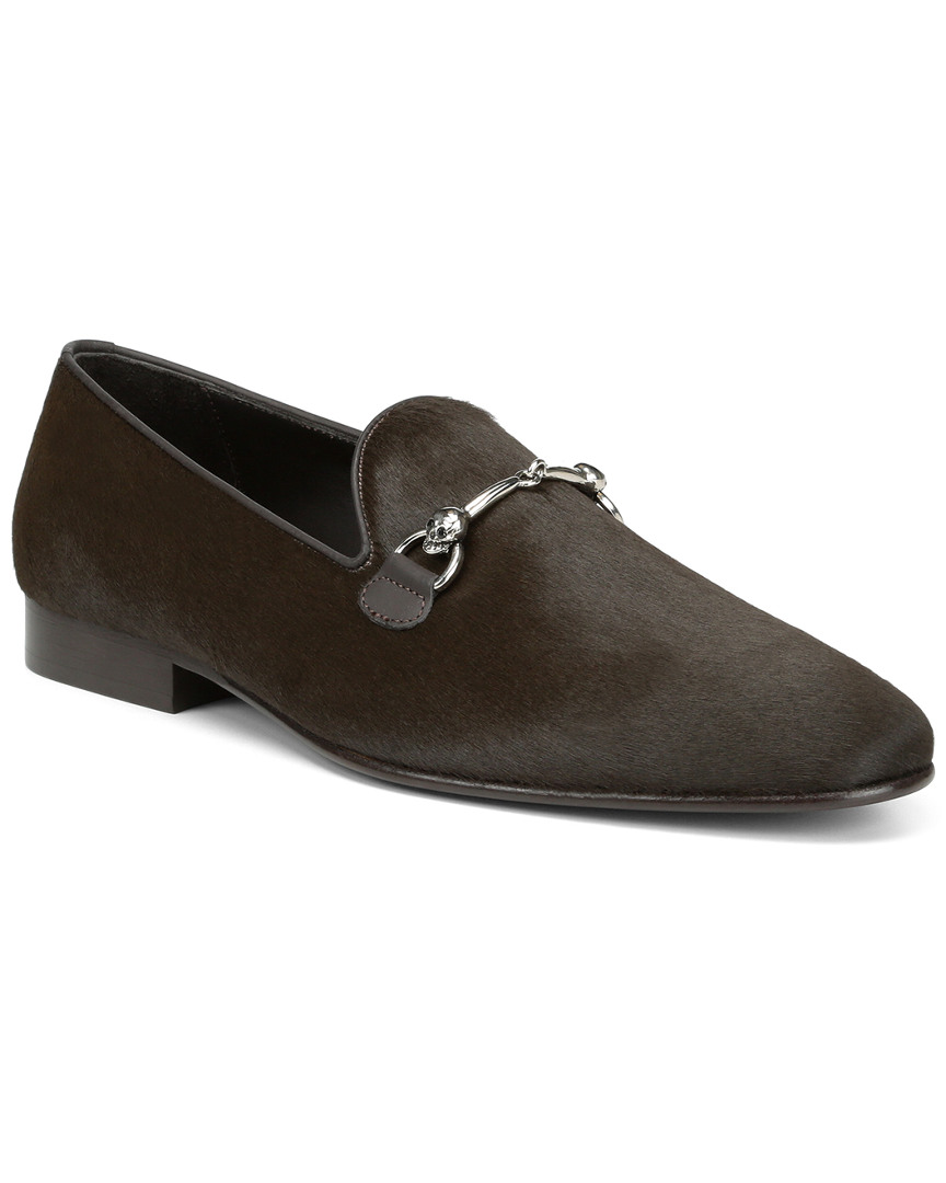 Donald Pliner Privato Haircalf Slip-on In Brown