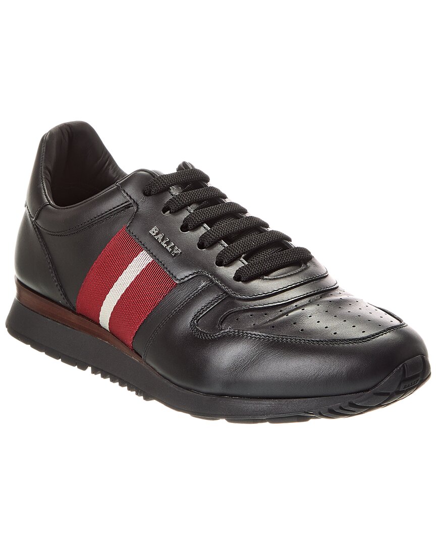 Bally Astel Leather Sneaker In Black