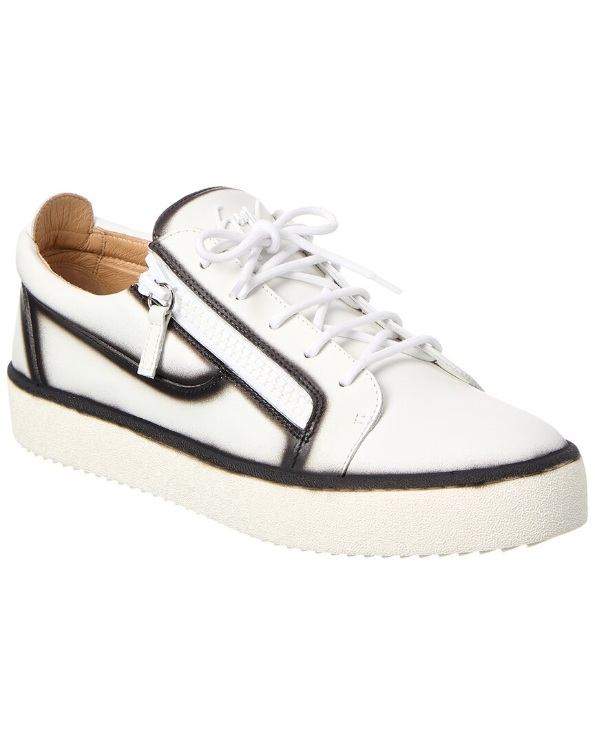 Giuseppe Zanotti May London Leather Sneaker In White