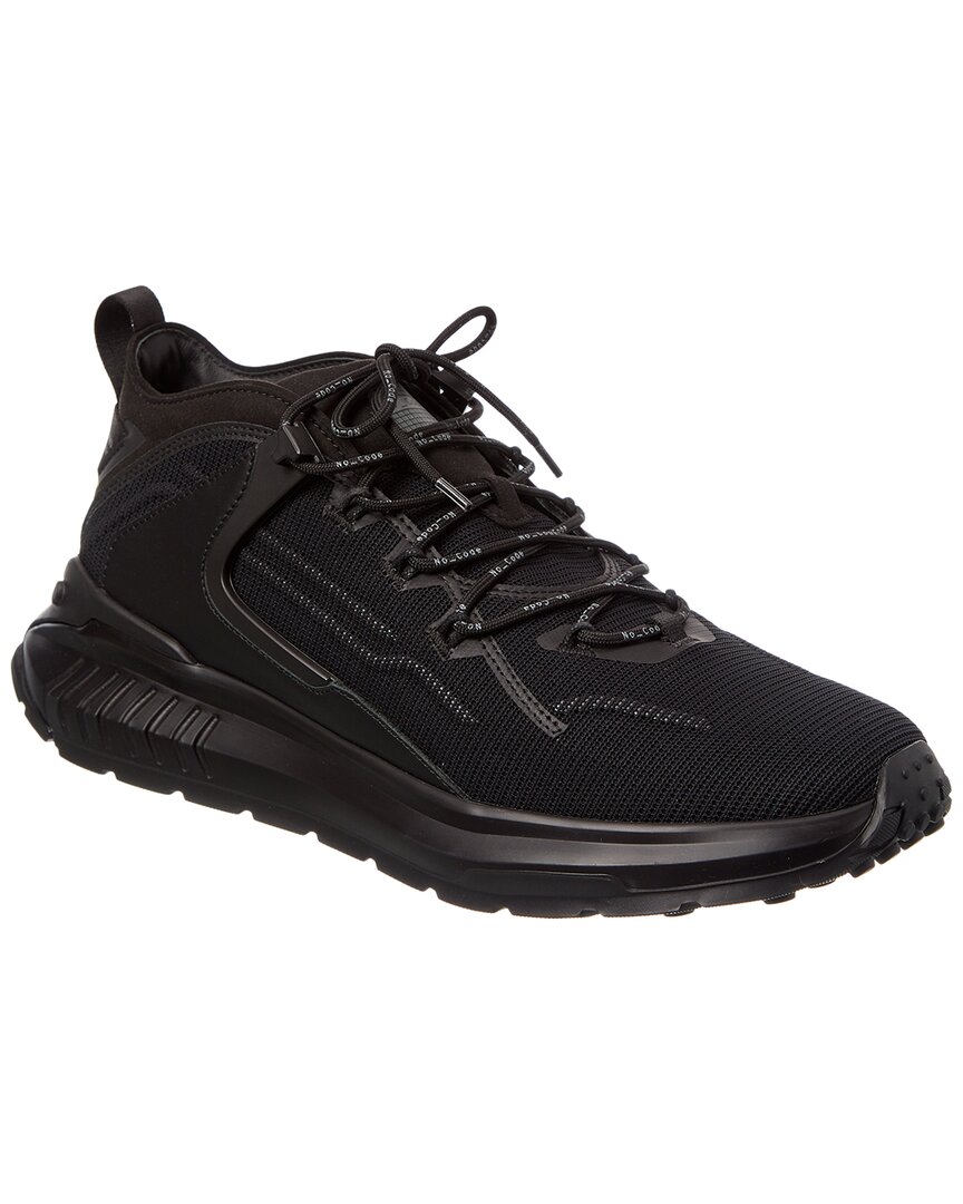 Tod's Allacciata Running No_code Sneaker In Black