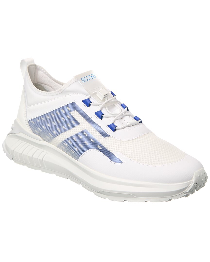 Tod's Mesh-panelled Low-top Sneakers In White