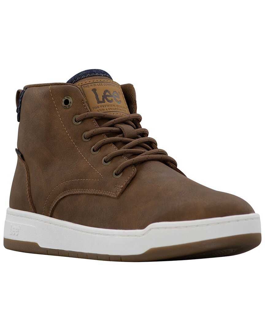Lee Spencer High Top Sneaker In Brown