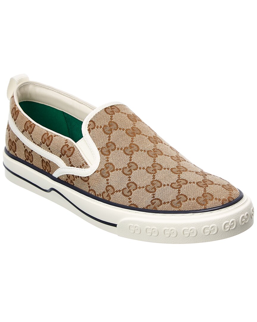 Gucci Tennis 1977 Gg Canvas Slipon Sneaker ModeSens