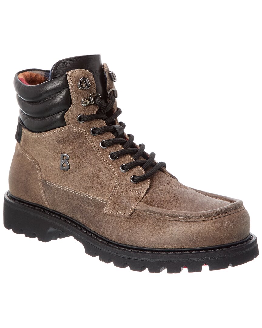 Bogner Helsinki Suede & Leather Boot In Gray