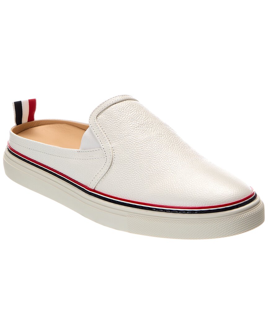 THOM BROWNE THOM BROWNE SLIDE LEATHER SLIP-ON MULE