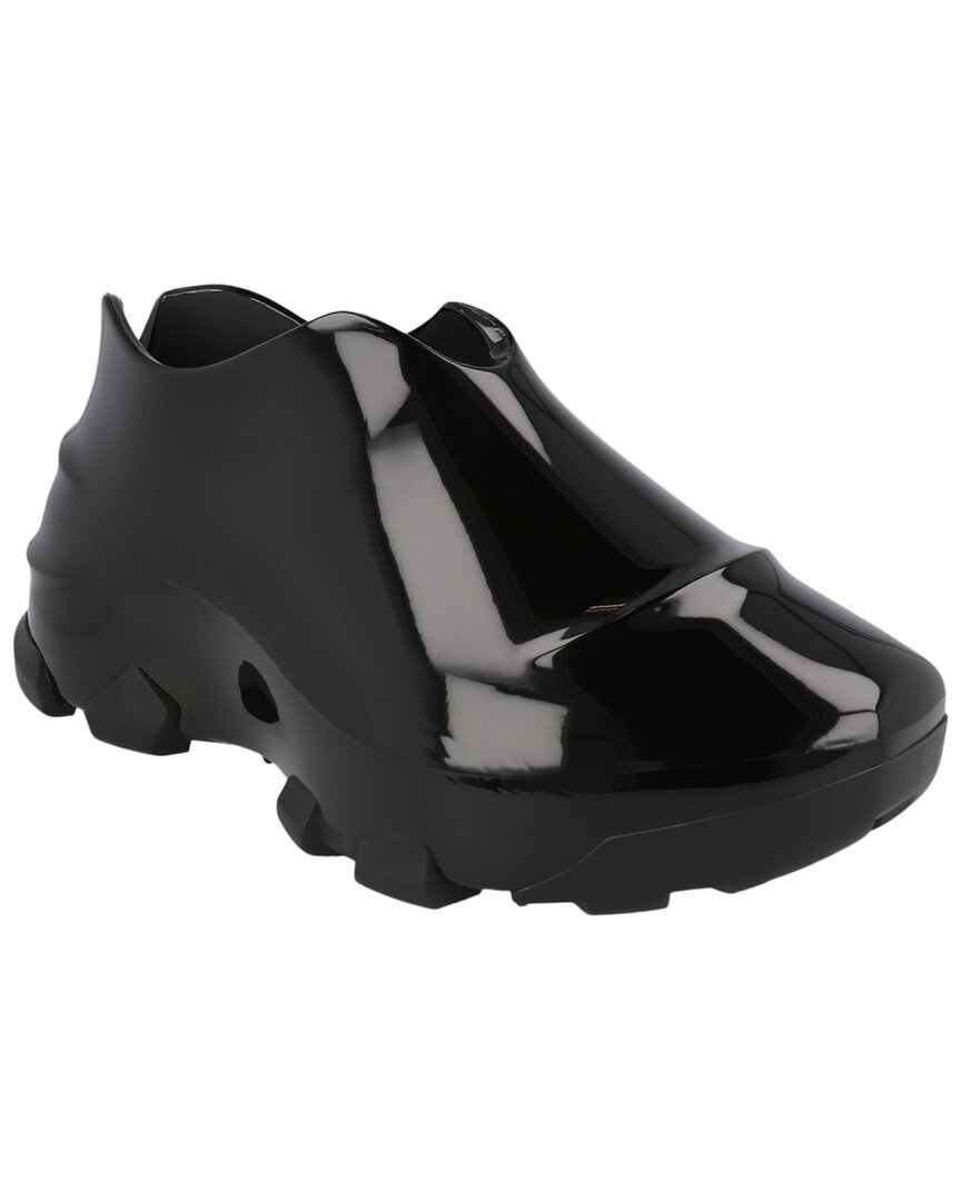Givenchy Laceless Shiny Rubber Sneaker In Black