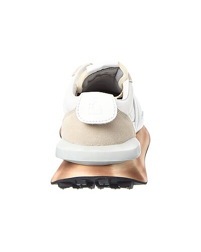 Nylon & Suede Running Sneaker