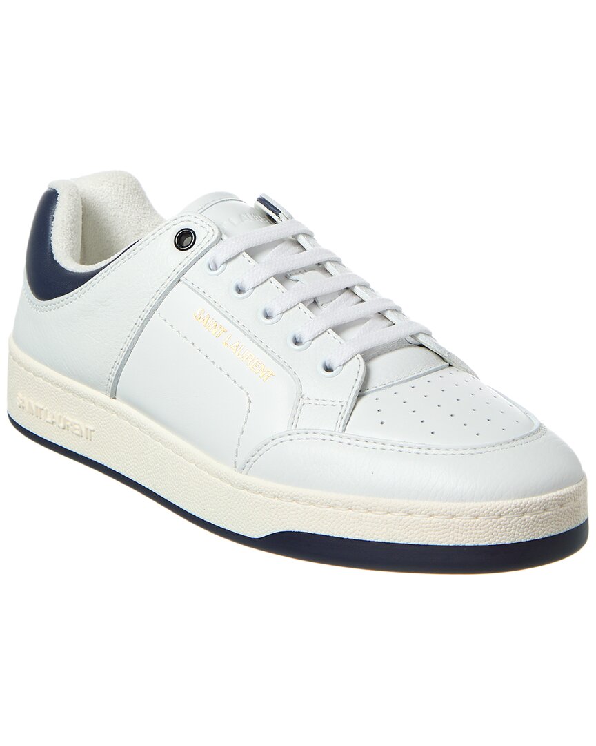 Saint Laurent Low-top Sneakers With Contrast Heel Tab
