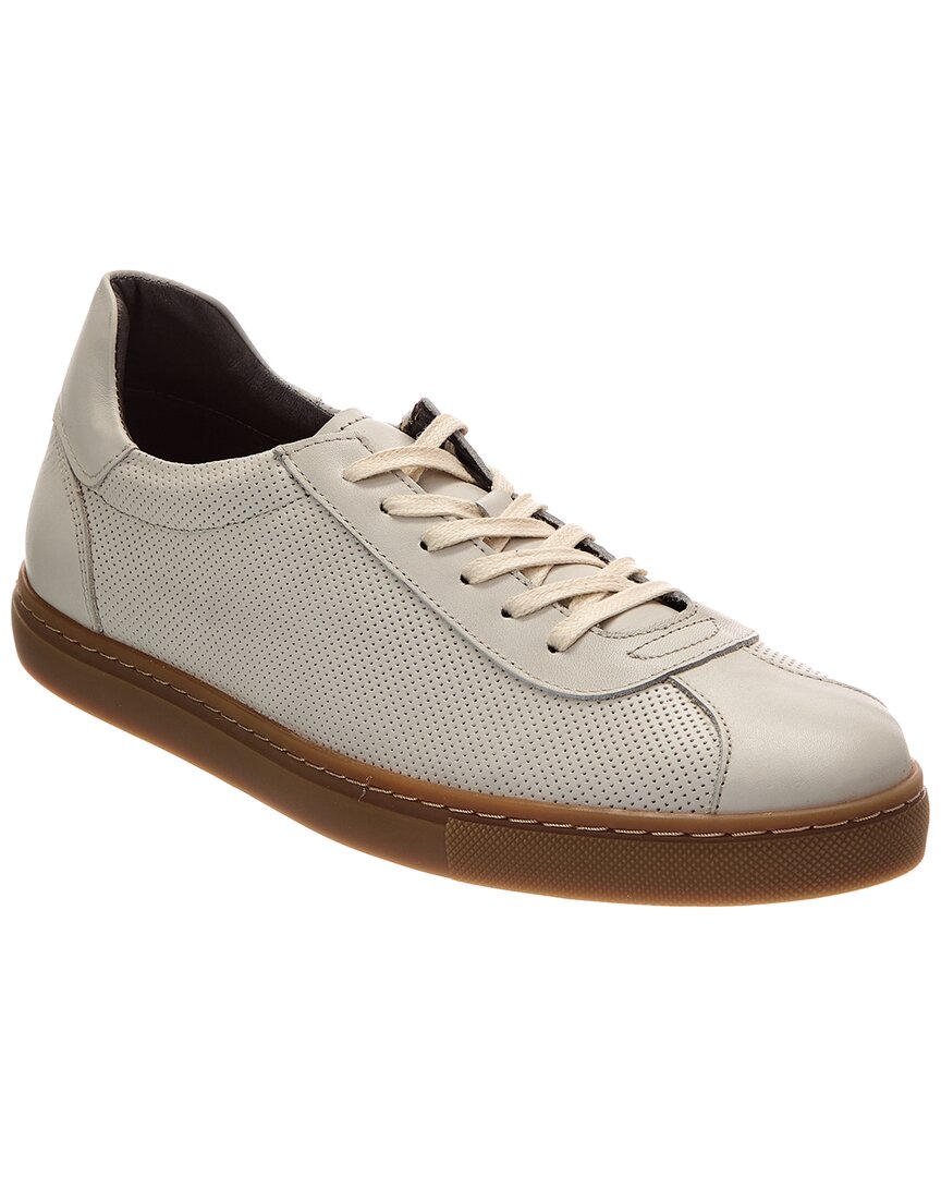 M By Bruno Magli Nate Leather Sneaker In Neutral