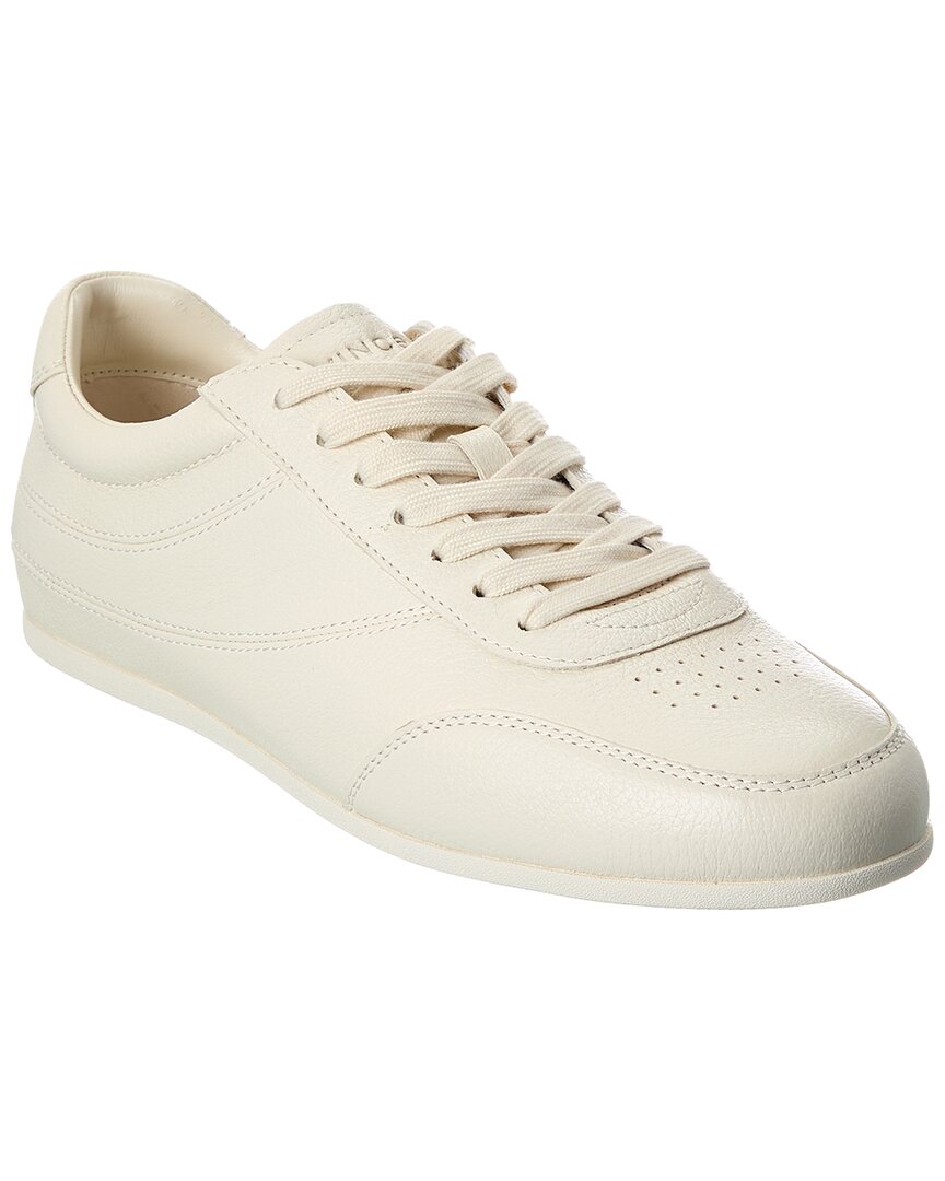 Vince Jet Leather Sneaker In White