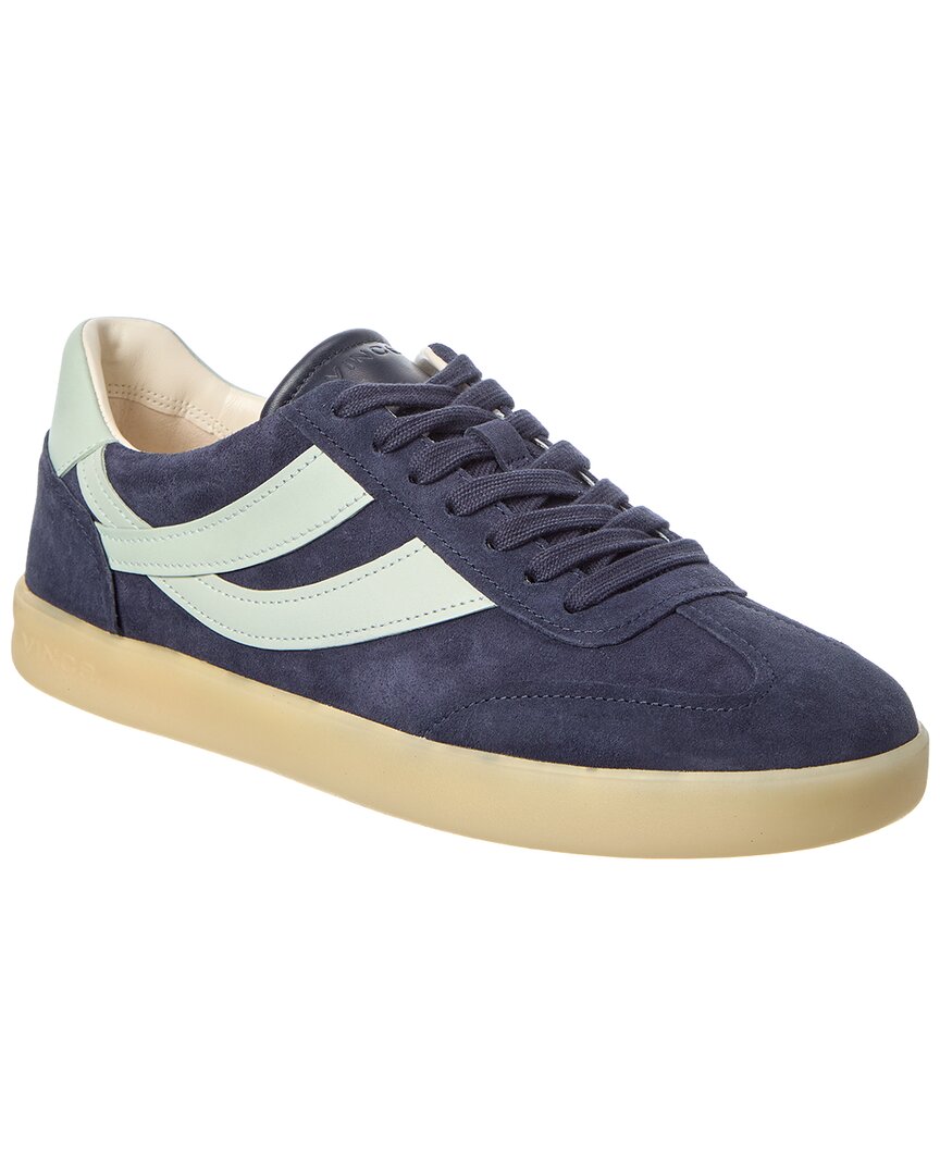 Vince Oasis Suede Sneaker In Blue