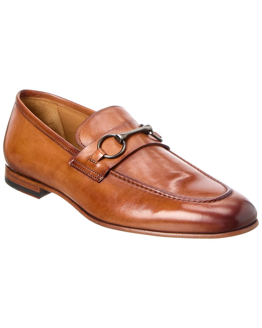 Antonio Maurizi Bit Leather Loafer In Brown