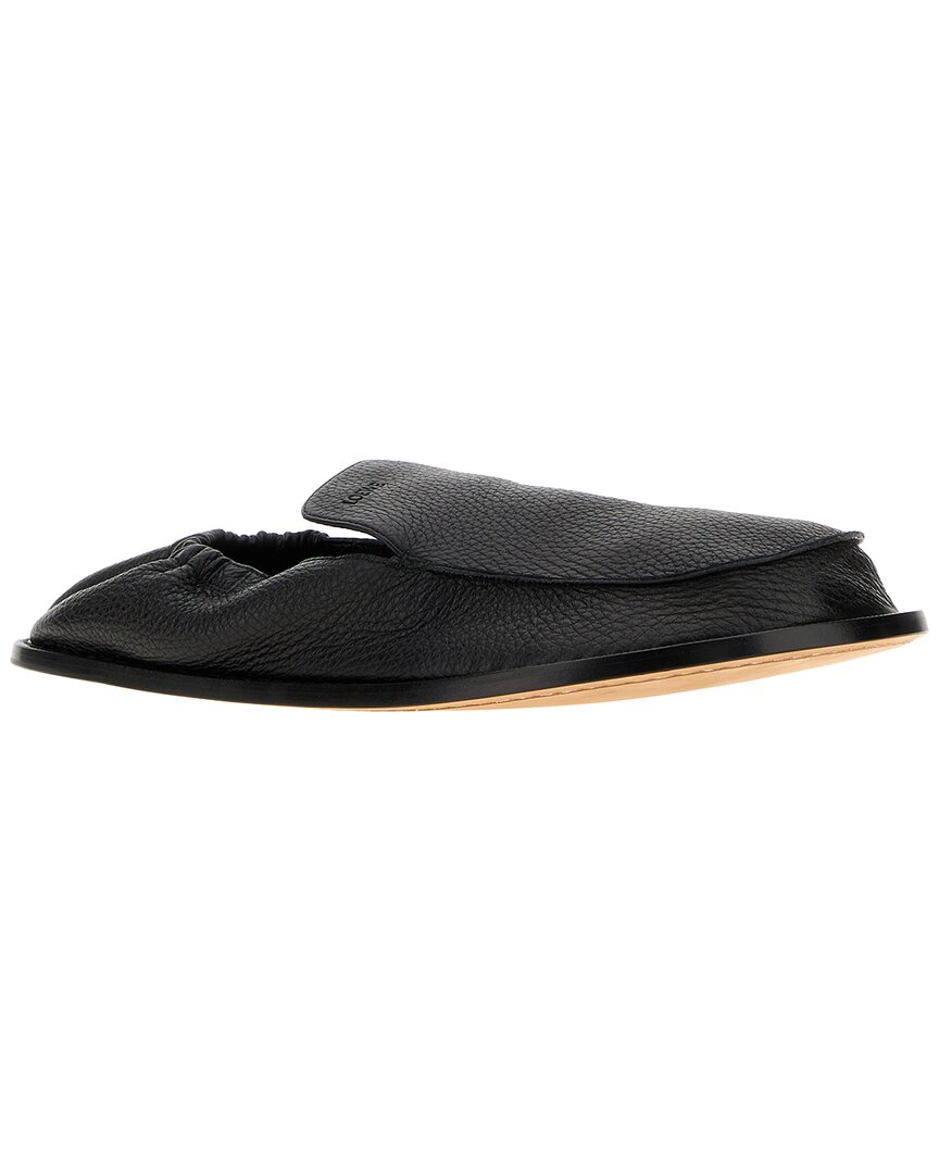Loewe Flex Leather Loafer In Black