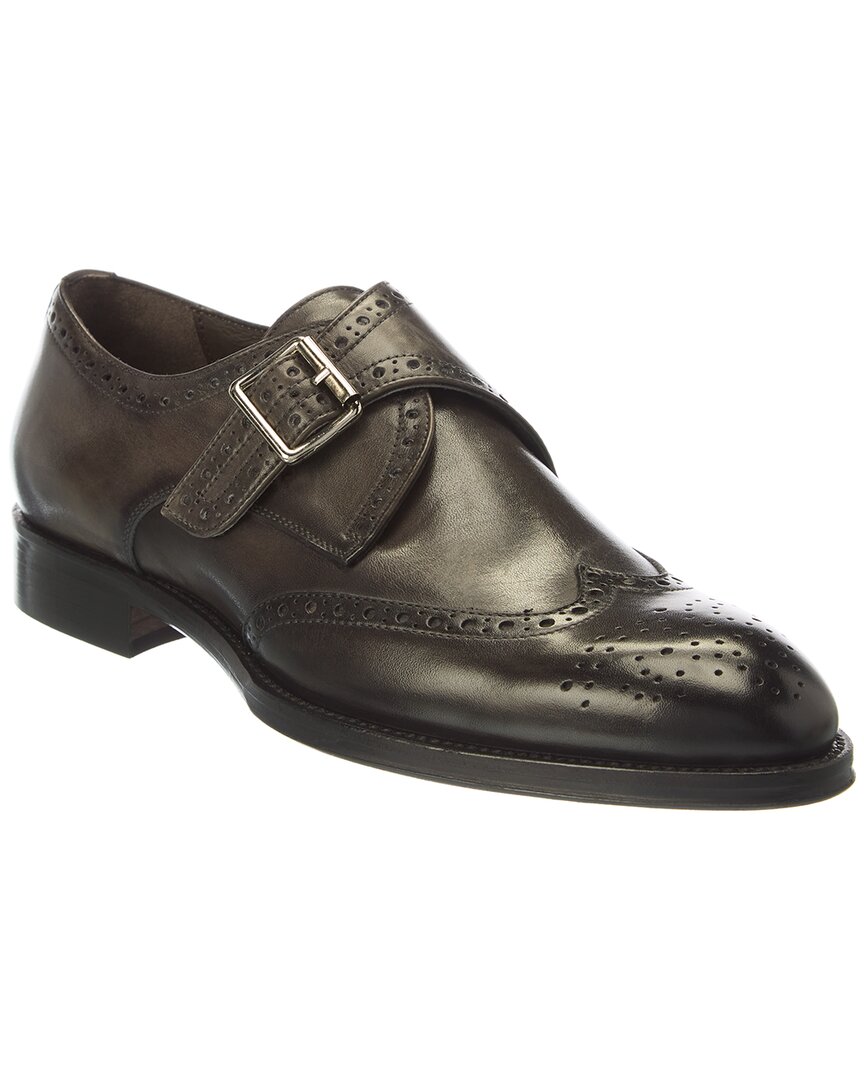 M By Bruno Magli Xeno Leather Loafer In Grey