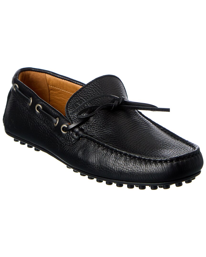 M By Bruno Magli Tino Leather Loafer In Black