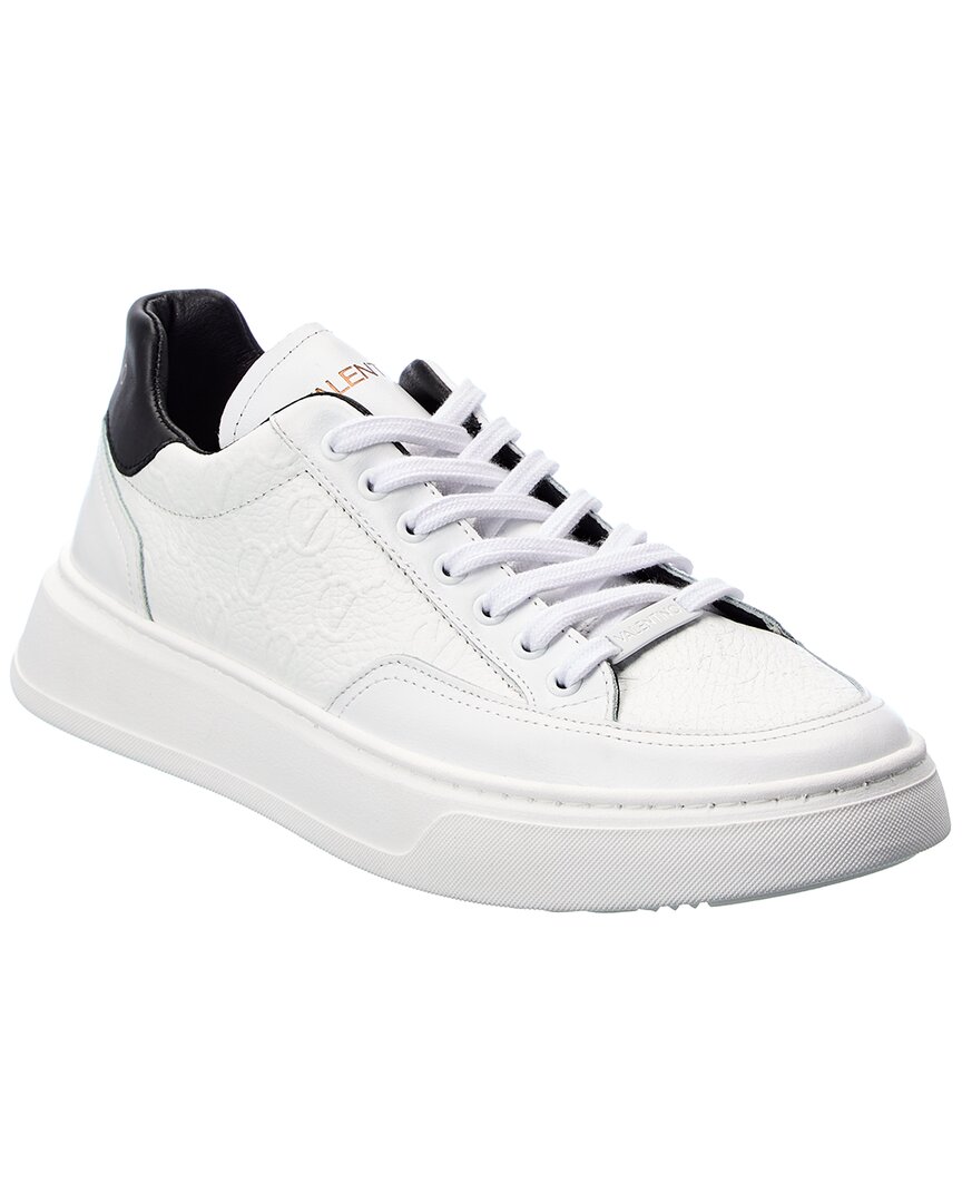 Leather low trainers MARIO VALENTINO White size 41 EU in Leather - 31752902