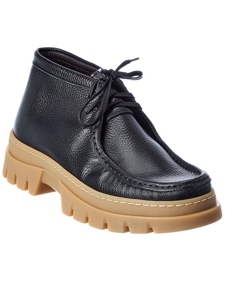 M By Bruno Magli Mykonos Leather Boot In Black