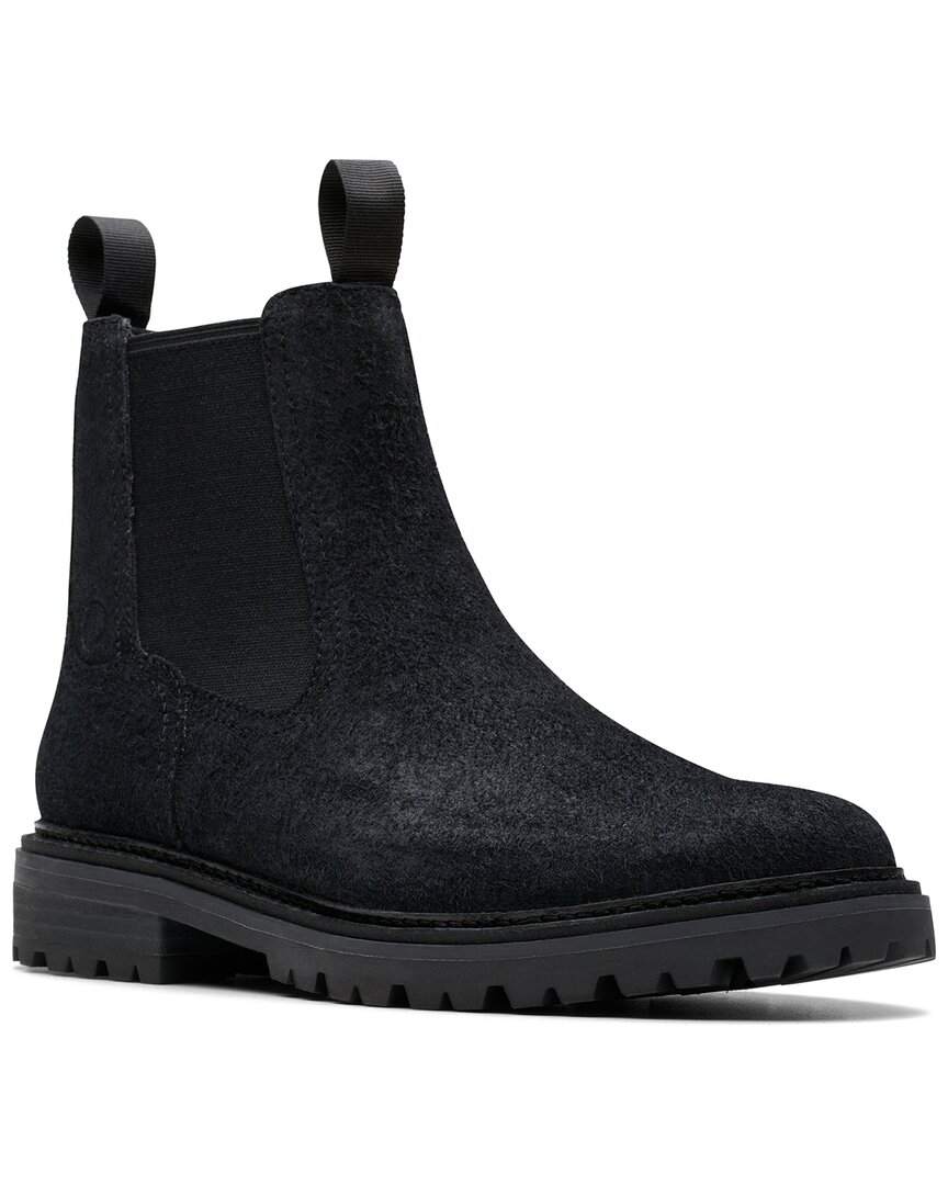 Clarks Clarkridge Top Suede Boot In Black