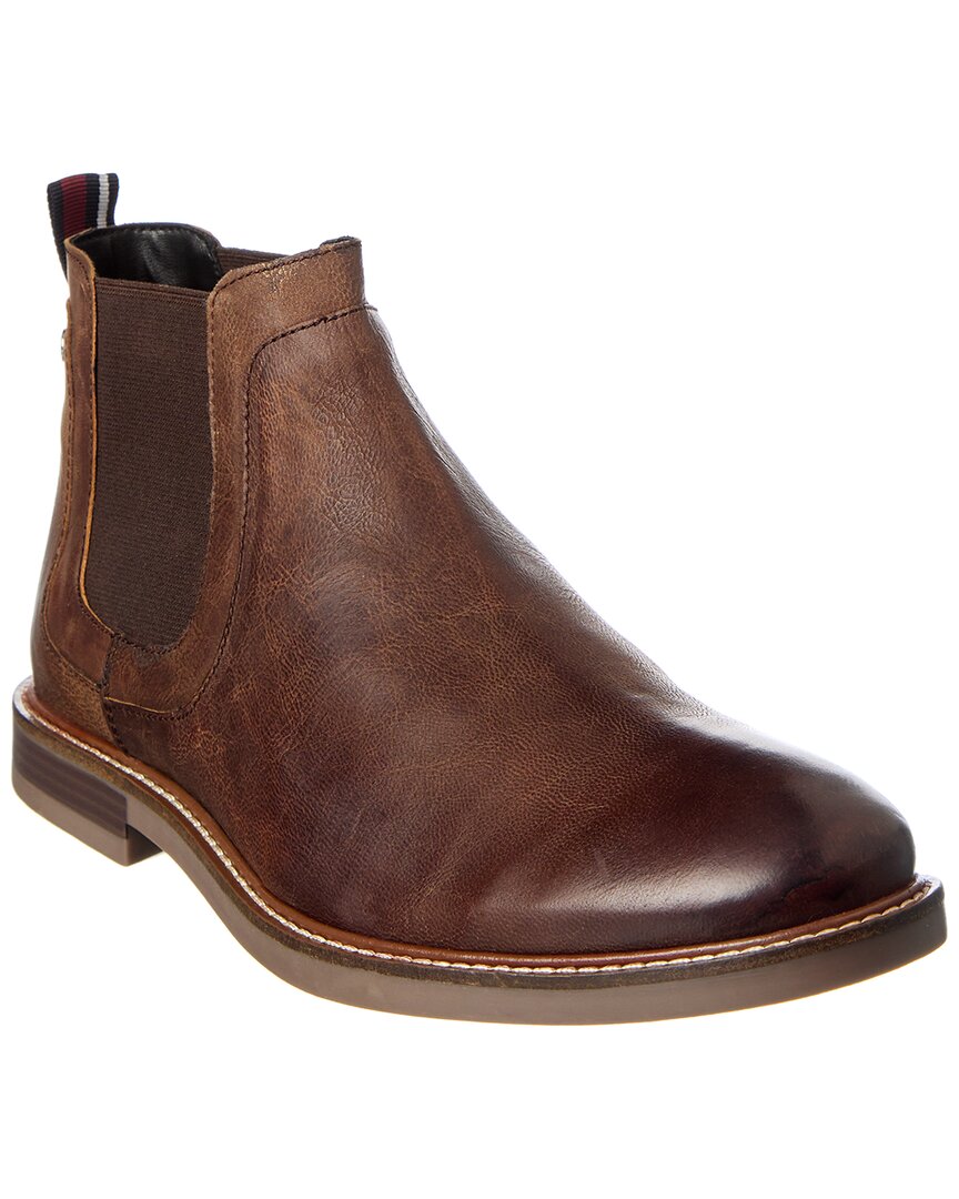 Ben Sherman Brent Leather Chelsea Boot In Brown
