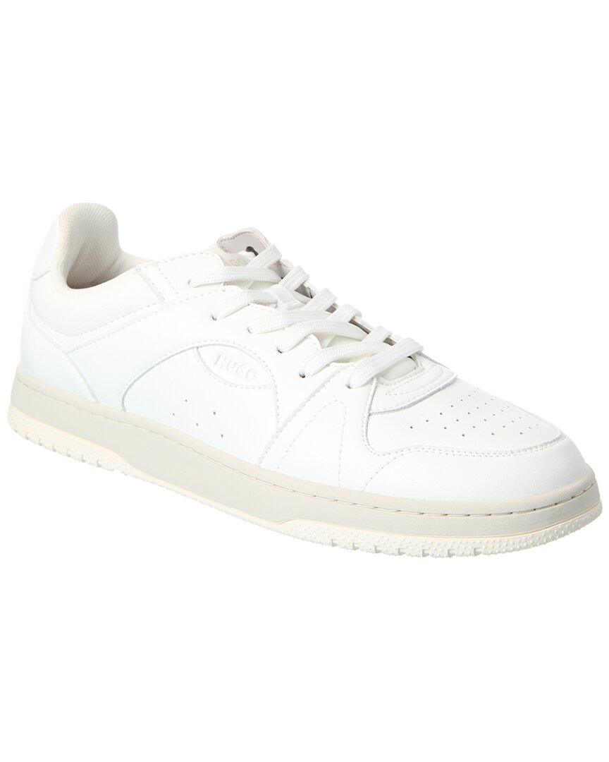 Hugo Boss Hadrian Leather Sneaker In White
