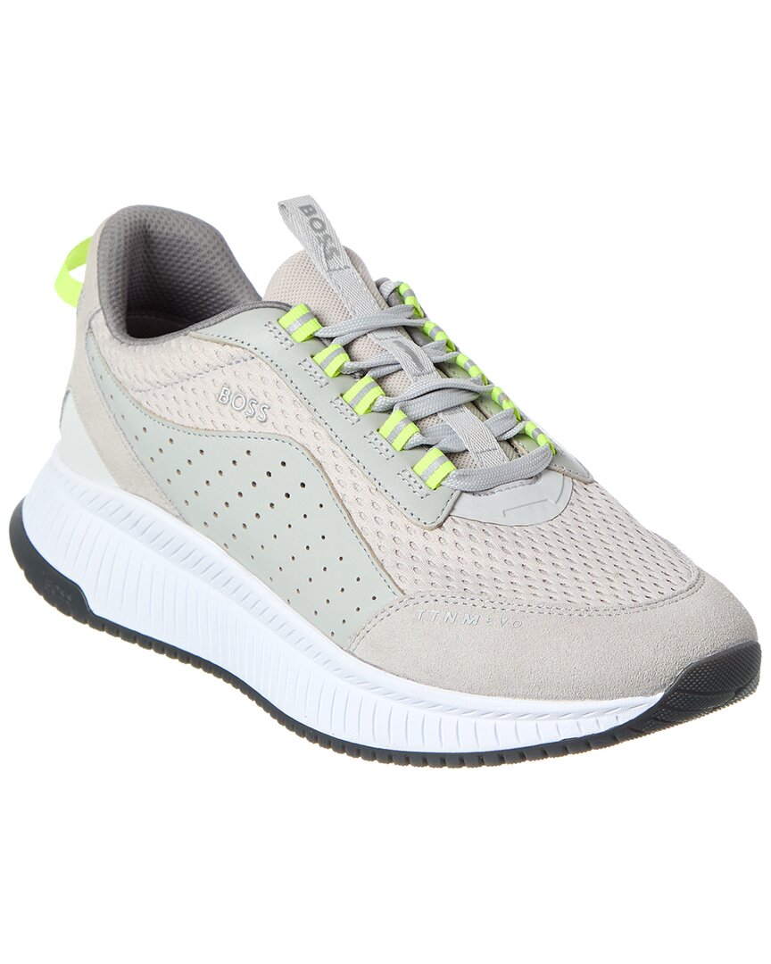 Hugo Boss Boss Ttnm Evo Runn Sneaker In Gray