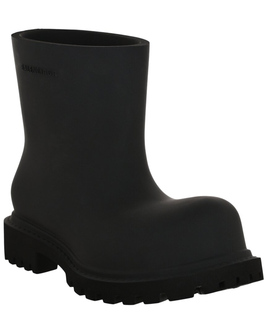 Balenciaga Trooper Rubber Boot In Black