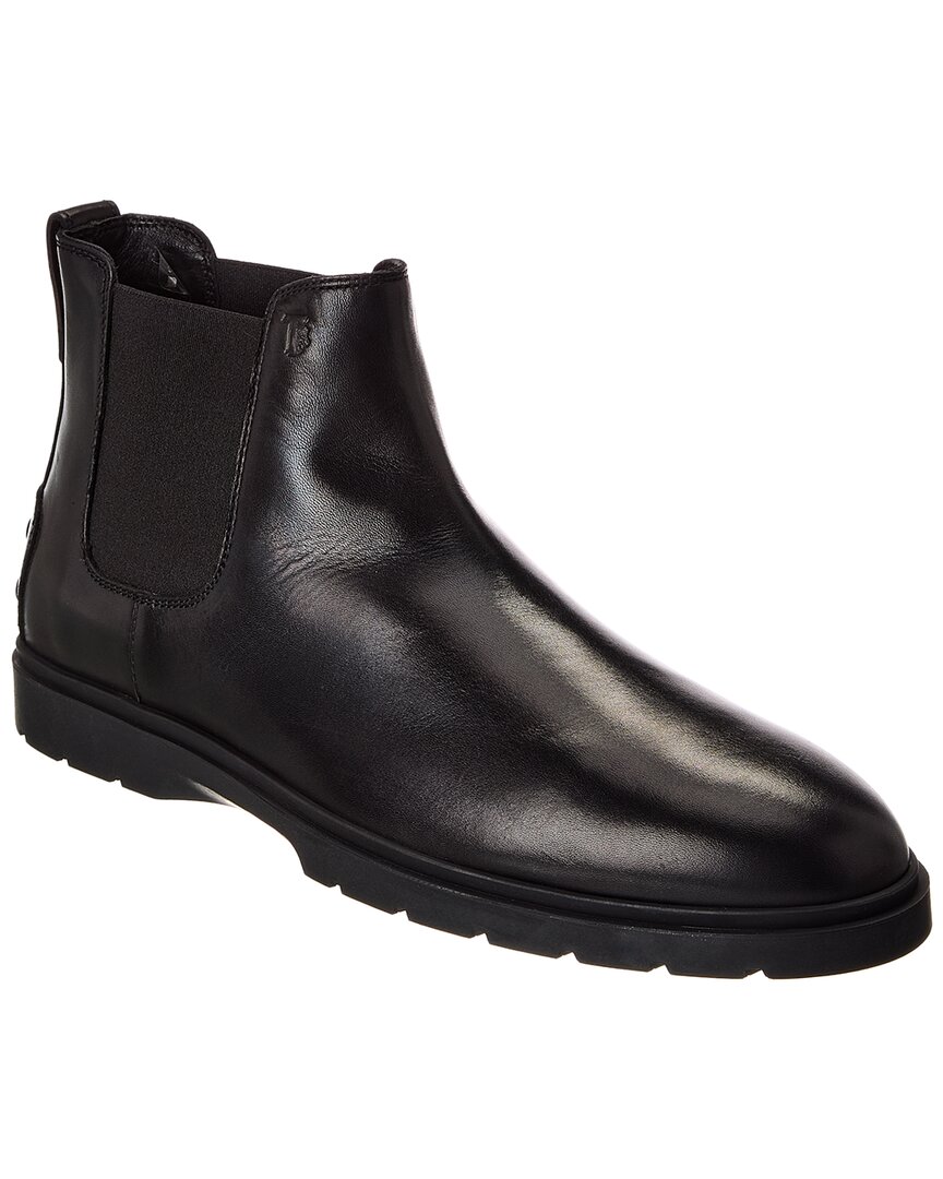 Tod's Leather Boot In Black