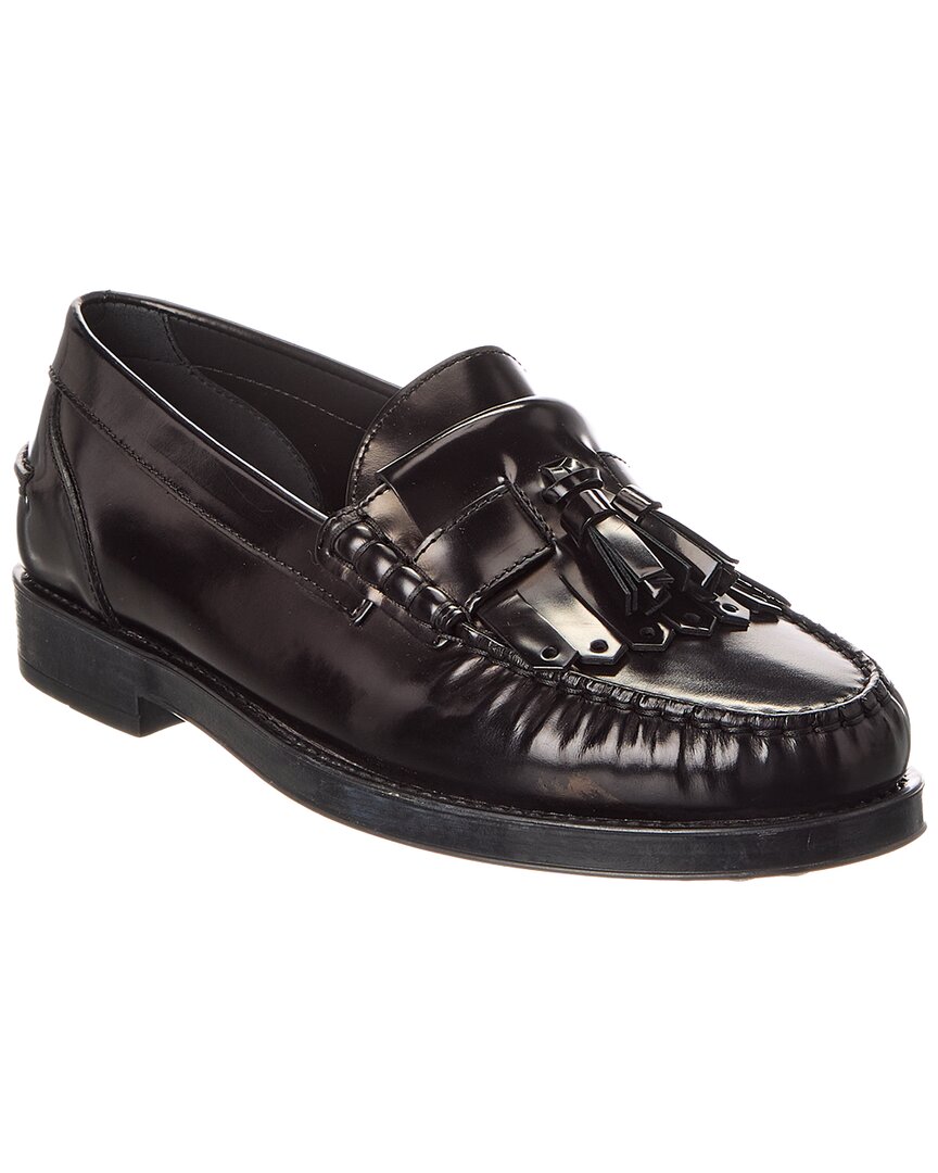Tod's Leather Loafer In Black