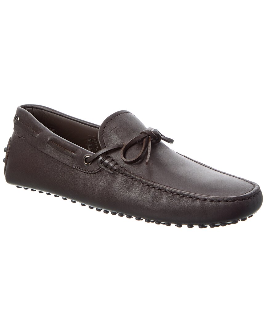 Tod's Leather Loafer In Brown