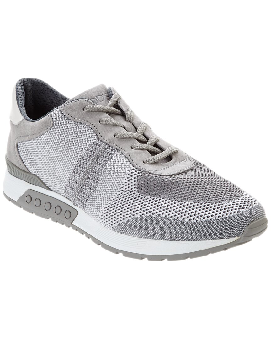 Tod's Tods High Tech Fabric Sneaker In Gray