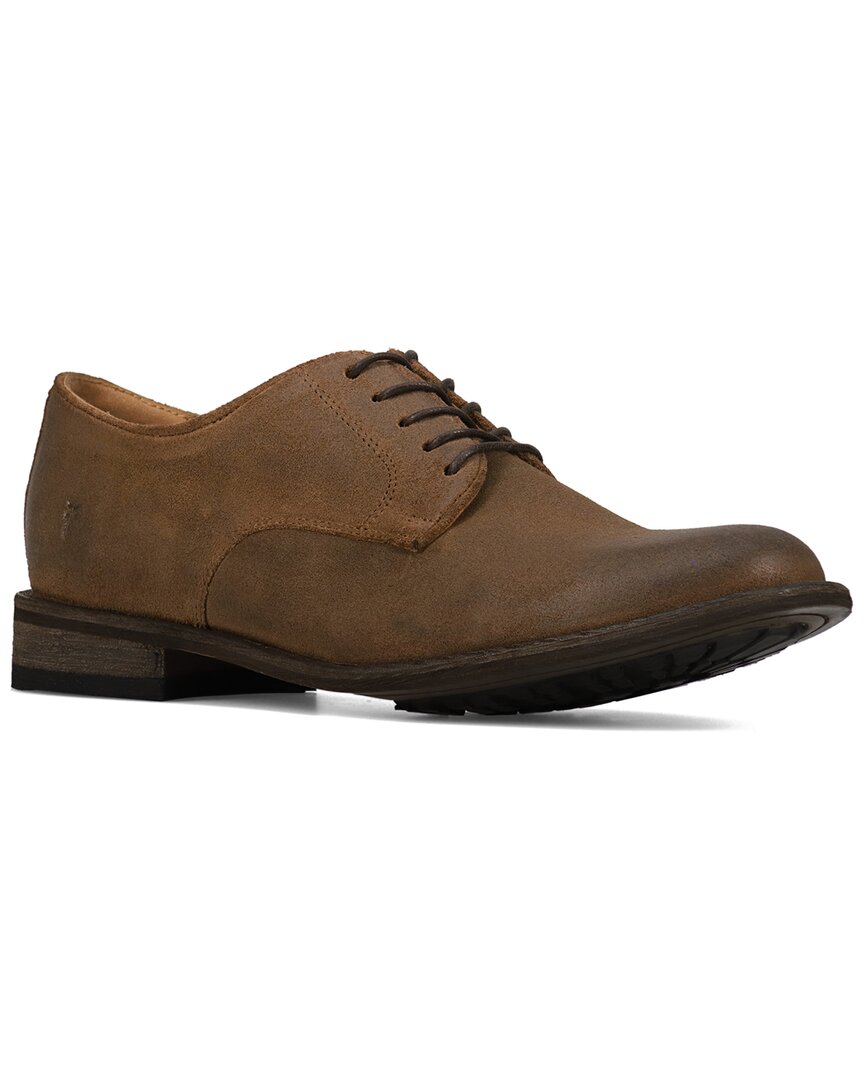 Frye Tyler Flex Suede Oxford In Brown